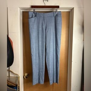 Talbots Hampshire Ankle Blue Office Vixen Interview Pants - size 10 - MSRP $129!